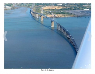  Puenle St Nazaire visto desde el cielo